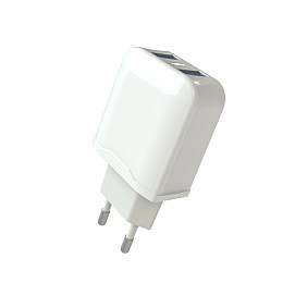 Сетевое зарядное устройство для Aspor A829 2USB/2.4A- белый