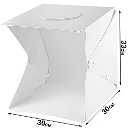 Раскладной лайтбокс с двойной LED подсветкой Andoer LB-04 30 см