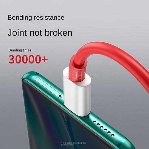 Кабель для зарядки Oneplus 10T Nord CE 3 Supervooc Warp Charge Usb Type C Cable 100W 65W 8A Fast Charge One Plus 10 Pro 9RT 1 м Red