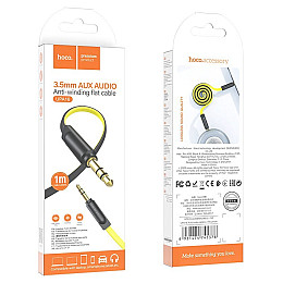 Аудіокабель Hoco UPA16 AUX 3,5 мм 1 м Жовтий