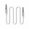 Аудиокабель Remax RM-L100 AUX 3.5 miniJack M-M 1 м Белый