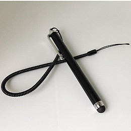 Стилус універсальний Bluefield для телефону планшет письма та малювання IOS/Android/Windows з шнурком Чорний (47457454)