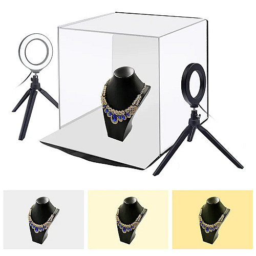 Фотобокс Puluz PU5140 для предметной съемки 40x40x40см + 5 фонов White-Black (3_03938)