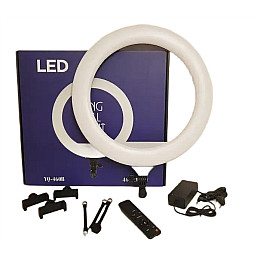 Лампа кольцевая светодиодная OPT-TOP Led-YQ-460B с 3 держателями для телефона пультом 45 см (1756375330)