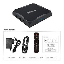 Тв приставка на андроїд X96 MAX+ 2/16 Android Smart TV Box (1756375362)