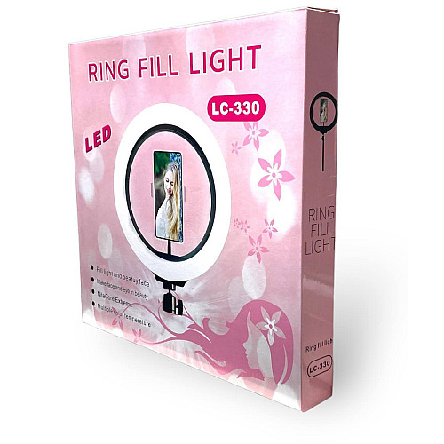 Кольцевая LED лампа LC-330 (33см) OPT-TOP с держателем для телефона (1756375668)