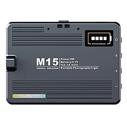 Накамерная светодиодная LED лампа RIAS M15 с аккумулятором 8W (3_04511)
