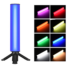 Студийная светодиодная LED лампа RIAS M07 RGB с аккумулятором 30см 10W (3_04515)