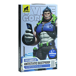 Захисне скло Type Gorilla 2,5D HD Anti-Static PTJ1 Apple iPhone 13 Pro Max Black