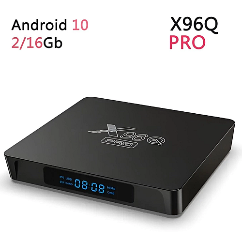 Приставка Android SMART TV BOX X96 Q PRO 2/16 GB Smart TV Box в Android TV 10 Black (16084-hbr)