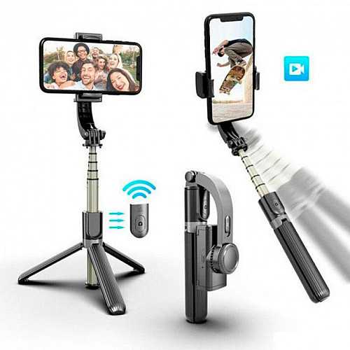 Стабилизатор штатив для фото автоматический сбалансированный Gimbal L08 Black (my011-hbr)