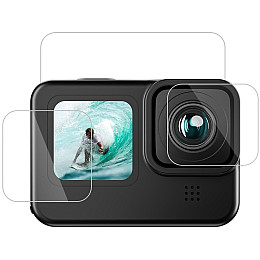 Защитное стекло комплект 3 шт для GoPro HERO 9 BeWatch (12203GO09)