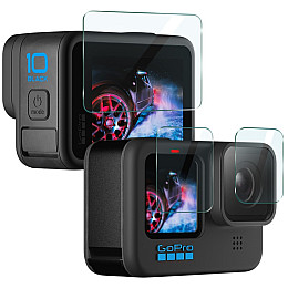 Защитное стекло комплект 3 шт для GoPro HERO 10 BeWatch (12203GO10)