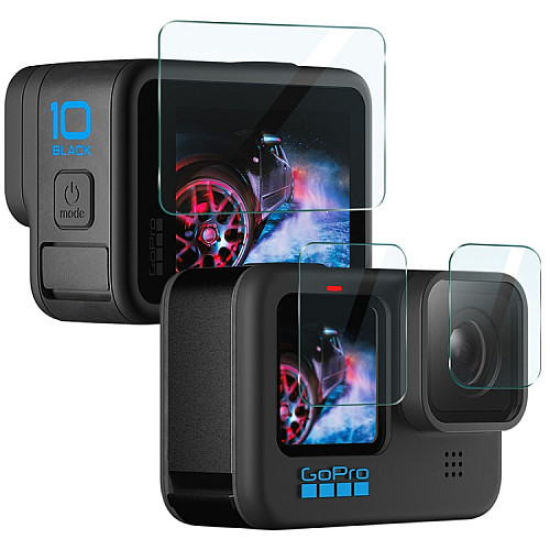 Защитное стекло комплект 3 шт для GoPro HERO 10 BeWatch (12203GO10)