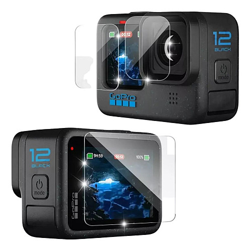 Защитное стекло комплект 3 шт для GoPro HERO 12 BeWatch (12203GO12)