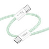 Кабель для зарядки Hoco X104 Source Type-C to Type-C 60W 20V/3A 2 м Зеленый