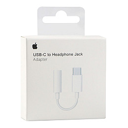 Переходник Aux Apple Type-C to 3.5 Jack Белый