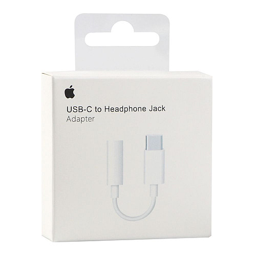 Переходник Aux Apple Type-C to 3.5 Jack Белый