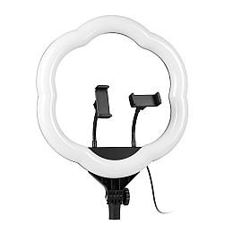 Светодиодная LED лампа с пультом RGB LC-368 Flower Type 36 см 3200 -5600К Black