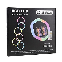 Світлодіодна LED лампа з пультом RGB LC-368 Flower Type 36 см 3200 -5600К Чорна