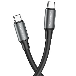 Кабель USB Borofone BX82 Bountiful Type-C to Type-C 60W 20V / 3A 1 m Black