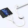 Кабель Proove Triple Sync 3in1 Type-C/Micro USB/Lightning 1.2м white