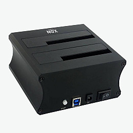 Док-станция XON MemoryDock для двух 2.5"/3.5" SATA HDD/SSD USB 3.0 Черный (XMD1A12SA2PB 6518)