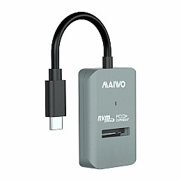 Док-станция Maiwo M.2 NVMe PCIe USB 3.1 Type-C Серый (K1696P 6402)