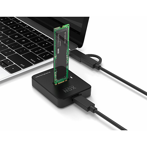 Док-станция XON MemoryDock M.2 NVMe PCIe / NGFF SATA USB 3.1 Type-C Черный (XMD1C131NN1PB 6440)