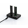 Док-станция клонировщик XON MemoryDock для M.2 NVMe PCIe + NGFF SATA USB 3.1 Type-C Черный (XMD1C13NN2PB 6488)