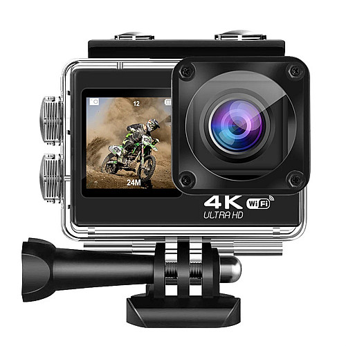 Водонепроницаемая экшн камера RIAS Q60AR WiFi 4K Black