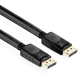 Кабель RIAS DisplayPort - DisplayPort 1.8 м Чорний