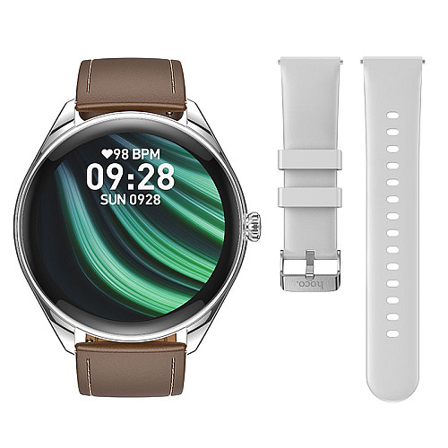 Смарт годинники Hoco Y22 AMOLED Смарт спортивні годинники Bluetooth V5.3/IP67 JL7012A6 Сріблястий