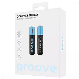 Аккумулятор Proove Compact Energy AAA 720mWh Type-C 2 штуки