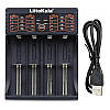 Зарядное устройство LiitoKala Lii-402 для 4х аккумуляторов Li-Ion/LiFePO4/Ni-Mh Black