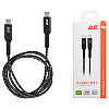Кабель синхронизации зарядки Type-C 2E USB-C - USB-C PD 3.1 240W 1m Black