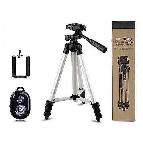 Штатив трипод RIAS DK-3888 с пультом ДУ 34.5-102 см Silver