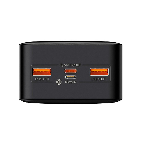 УМБ Power Bank BASEUS Bipow Digital Display 20W 30000mAh Чорний
