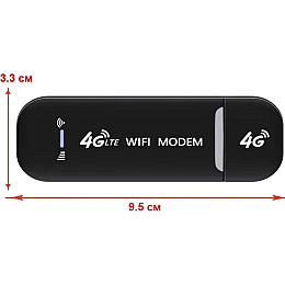 USB модем RIAS LTE Wi-Fi під SIM-карту Black