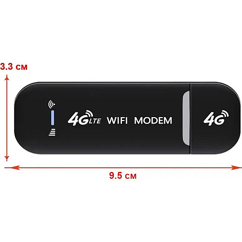 USB модем RIAS LTE Wi-Fi під SIM-карту Black