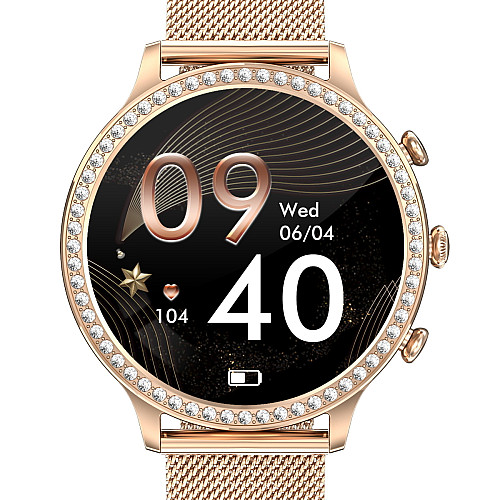 Смарт-годинники жіночі UWatch IQ Girl Gold Золотий (2963)
