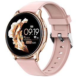 Смарт-часы женские UWatch Melisia Gold Rubber 2 ремешка Золотой (3169)