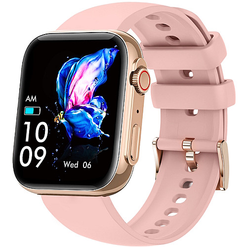 Смарт-годинники жіночі Smart Sensation Pink 2 ремінці Золотий (3183)