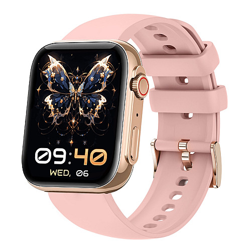 Смарт-годинники жіночі Smart Sensation Pink 2 ремінці Золотий (3183)