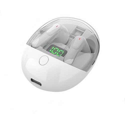 Наушники беспроводные блютуз TWS Pro One с боксом для зарядки White (16505)