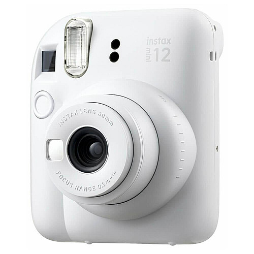 Набор камера Fujifilm Instax Mini 12/Фотобумага 20 шт/чехол/Фотоальбом 64 фото Белый (2148686553)