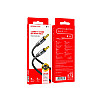 Кабель Borofone BL19 Creator audio cable AUX 3.5 mm to AUX 3.5 mm 1 м Black