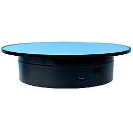 Стол для предметной съемки зеркальный Electric Mirror Turntable 20 см Black
