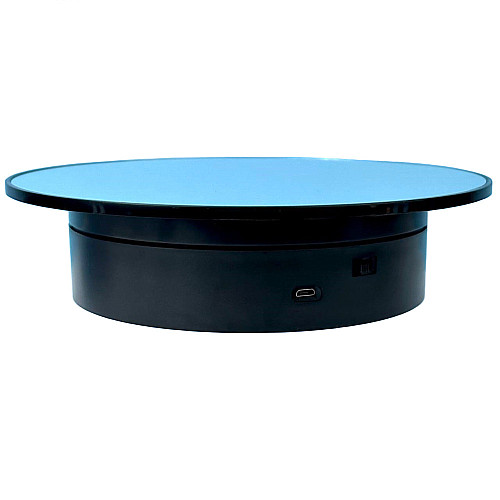 Стол для предметной съемки зеркальный Electric Mirror Turntable 20 см Black