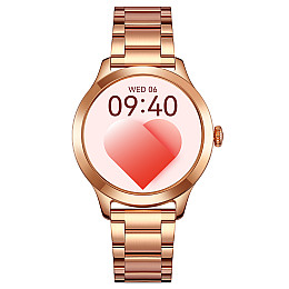 Смарт-годинники Skmei S241 сталевий ремінець Rose Gold S241-SRG (16693-hbr)